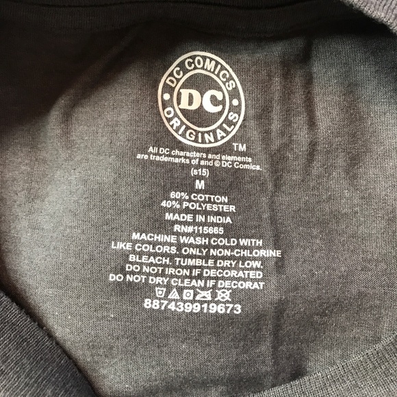 DC Comics Grey “Original Heroes" Tee M - Picture 3 of 6